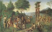 Lorenzo Costa The Reign of Comus (mk05) china oil painting reproduction